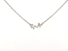 Load image into Gallery viewer, A silver Scorpio Zodiac Constellation Necklace is on a white background. 
